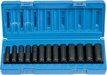 Grey Pneumatic 1213MD 3/8" Impact Socket Set 3 Grey Pneumatic 1213MD 3/8" Impact Socket Set