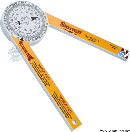 Starrett 505P-7 ProSite Miter Saw Protractor 3 Starrett 505P-7 ProSite Miter Saw Protractor