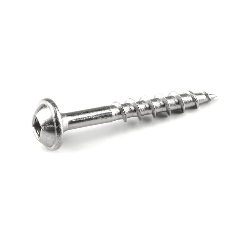 Kreg Stainless Steel Pocket Hole Coarse Thread Screws With Max-Loc Head 3 Kreg Stainless Steel Pocket Hole Coarse Thread Screws With Max-Loc Head