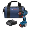 Bosch GDX18V-1800B12 18V EC Brushless Freak 1/4" And 1/2" Two-In-One Bit/Socket Impact Driver Kit