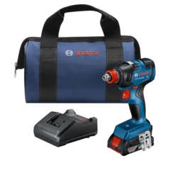 Bosch GDX18V-1800B12 18V EC Brushless Freak 1/4" And 1/2" Two-In-One Bit/Socket Impact Driver Kit