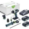 Festool 576778 QUADRIVE TPC 18/4 HPC 4.0 I-Set Cordless Drill Kit