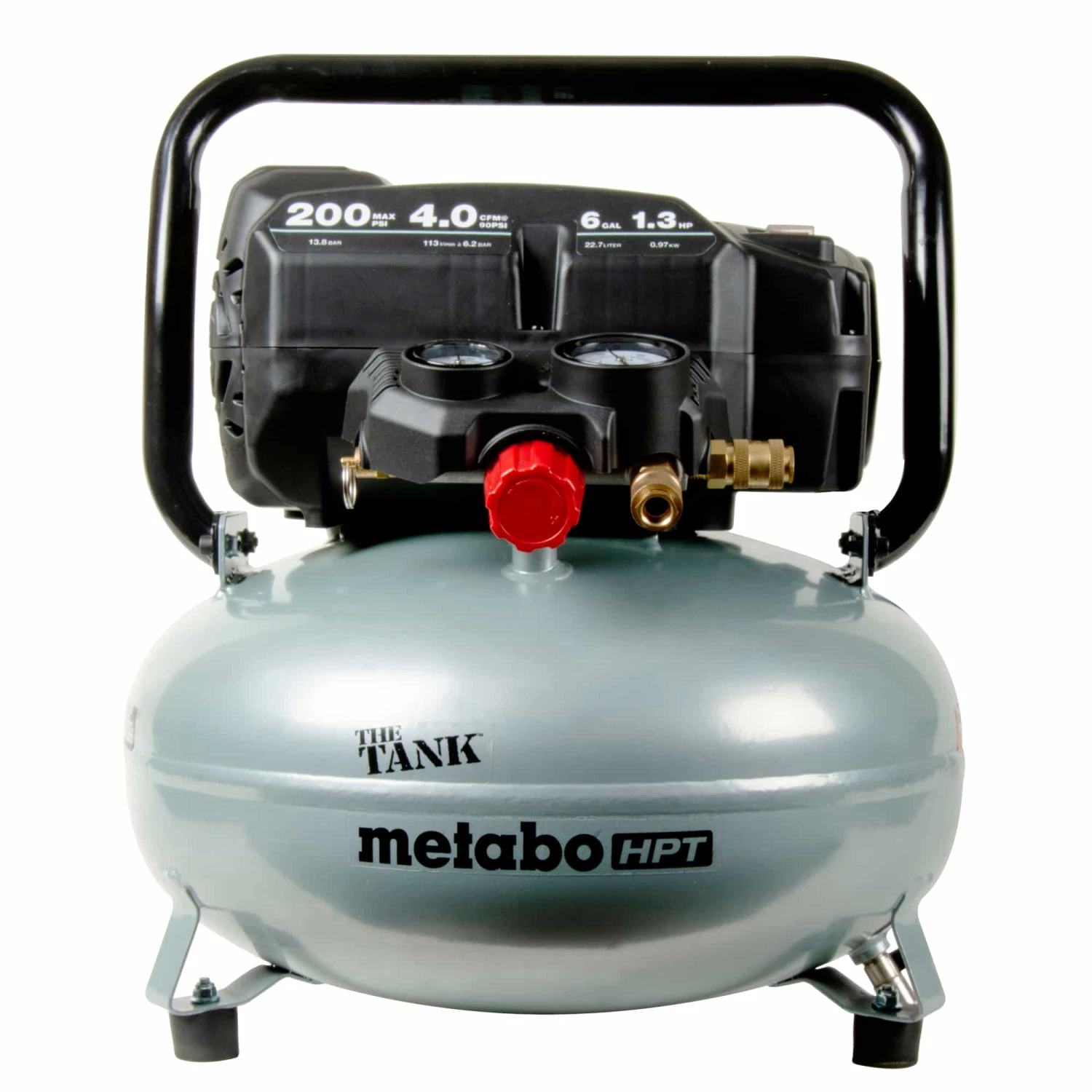Metabo HPT EC914SM THE TANK 6-Gallon High Capacity Pancake Air Compressor 3 Metabo HPT EC914SM THE TANK 6-Gallon High Capacity Pancake Air Compressor