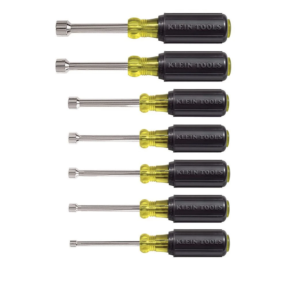 Klein 631 7-Piece Cushion-Grip Nut Driver Set 3 Klein 631 7-Piece Cushion-Grip Nut Driver Set