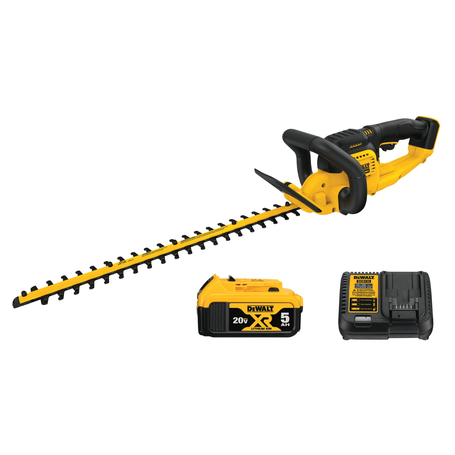DeWalt DCHT820P1 Cordless Hedge Trimmer Kit 3 DeWalt DCHT820P1 Cordless Hedge Trimmer Kit