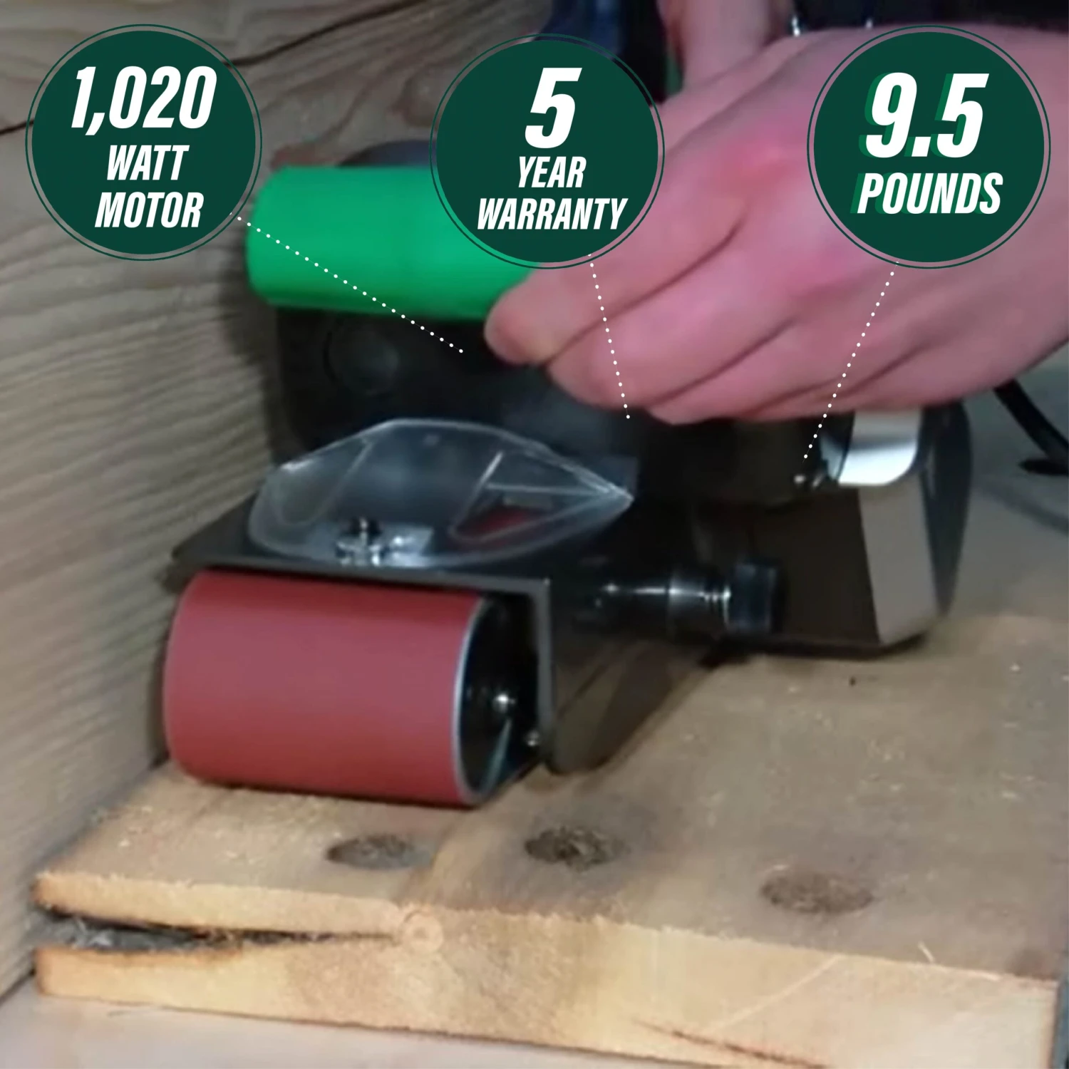 Metabo HPT SB8V2M 3" X 21" Variable Speed Belt Sander 6 Metabo HPT SB8V2M 3" X 21" Variable Speed Belt Sander - Image 4