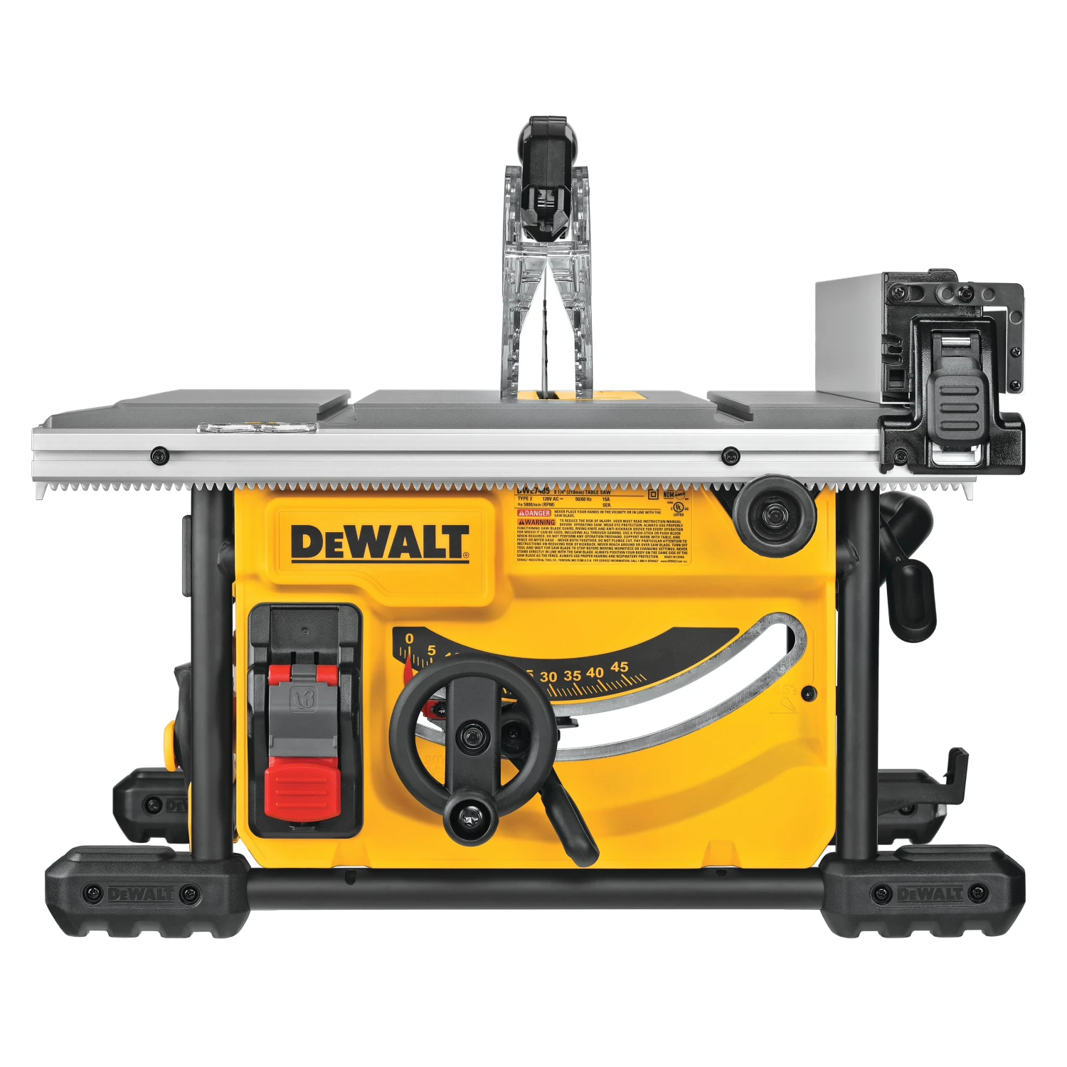 DeWalt DWE7485 8-1/4" Compact Jobsite Table Saw 3 DeWalt DWE7485 8-1/4" Compact Jobsite Table Saw