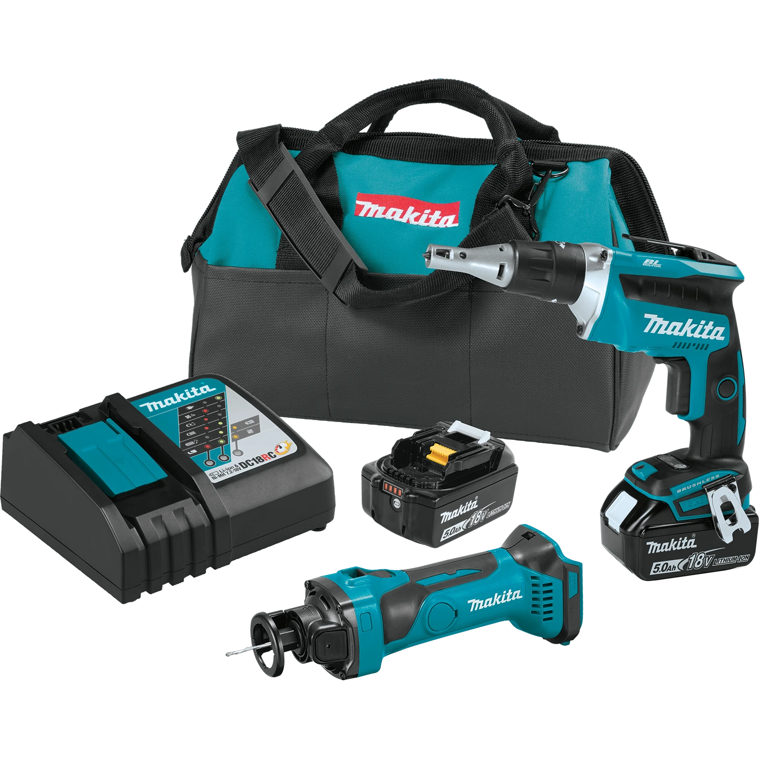 Makita XT255T 2-Tool Cordless Combo Kit 3 Makita XT255T 2-Tool Cordless Combo Kit