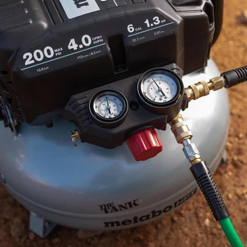 Metabo HPT EC914SM THE TANK 6-Gallon High Capacity Pancake Air Compressor 4 Metabo HPT EC914SM THE TANK 6-Gallon High Capacity Pancake Air Compressor - Image 2