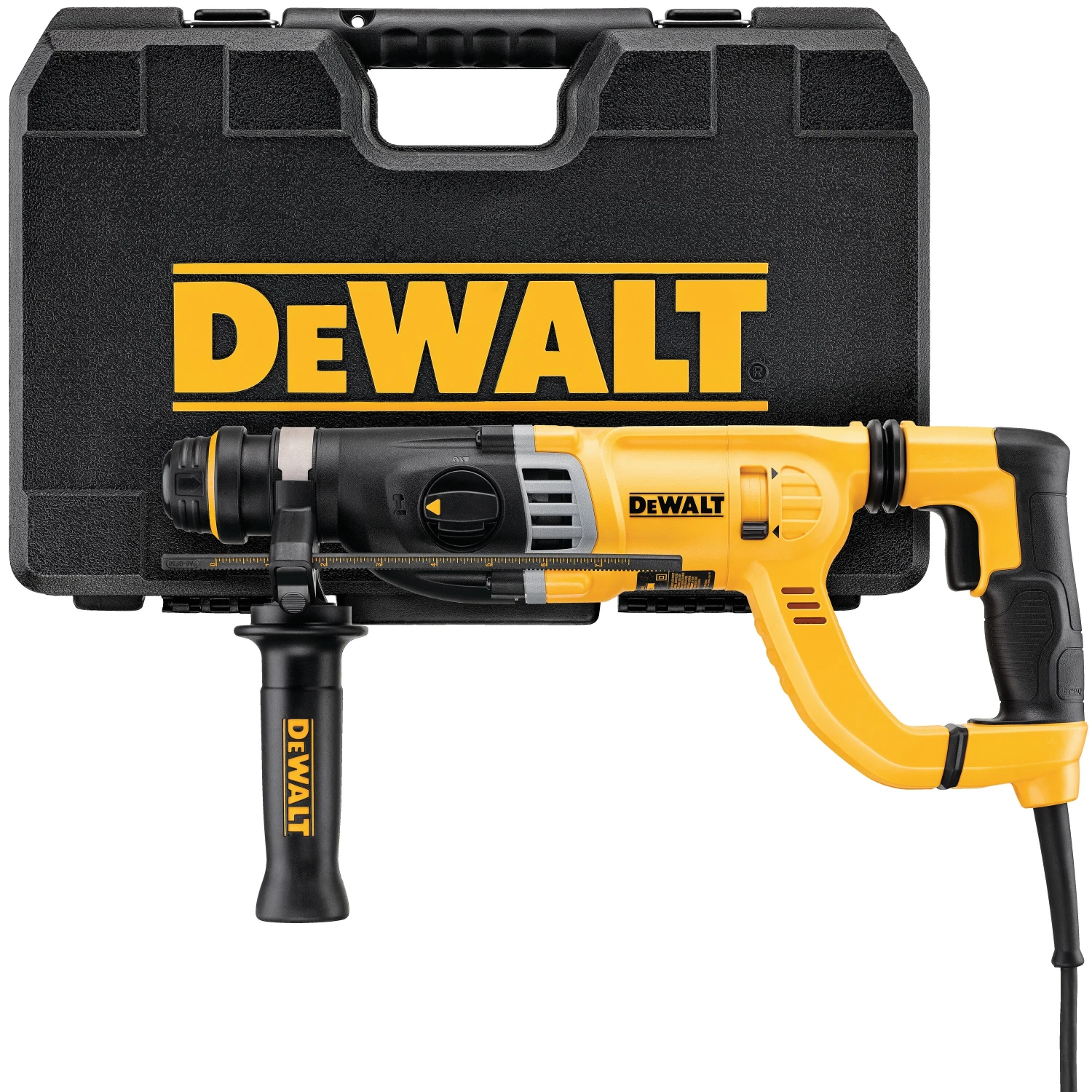 DeWalt D25263K 1-1/8" D-Handle SDS-Plus Rotary Hammer Kit 3 DeWalt D25263K 1-1/8" D-Handle SDS-Plus Rotary Hammer Kit