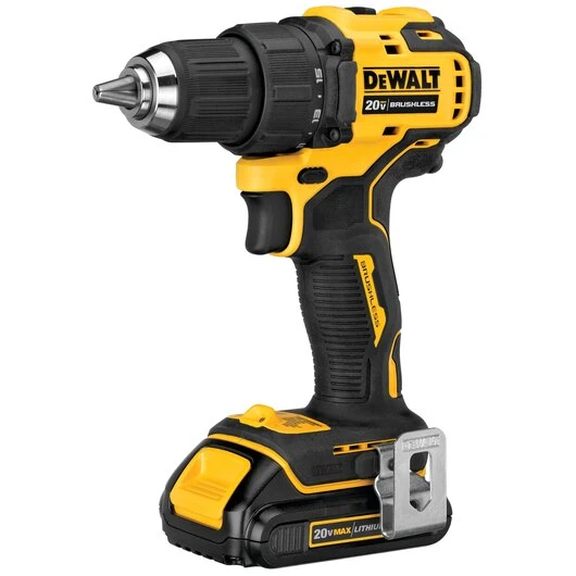 DeWalt DCD708C2 ATOMIC 20V MAX Brushless Compact 1/2" Drill/Driver Kit 4 DeWalt DCD708C2 ATOMIC 20V MAX Brushless Compact 1/2" Drill/Driver Kit - Image 2
