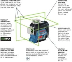 Bosch GLL3-330CG 12V Max Green Line Laser Kit 11 Bosch GLL3-330CG 12V Max Green Line Laser Kit -Best Tool Shop image f8b3609c 4740 478e bde0 3515c9fd8be1