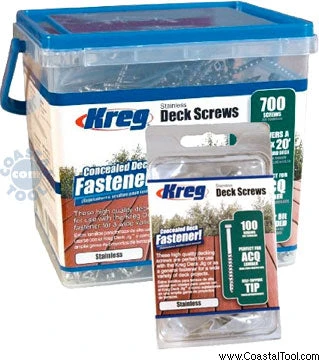 Kreg Stainless Deck Screws 3 Kreg Stainless Deck Screws
